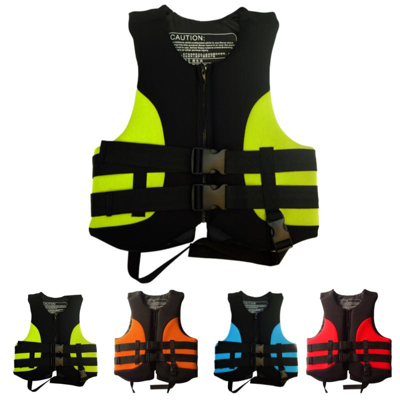 

Life Vest & Buoy Durable Swimming Jacket Child Equipment ADULT Adjustable Water Sports Surfing Rubber Convenient Fishing M-XXL 45-85KG