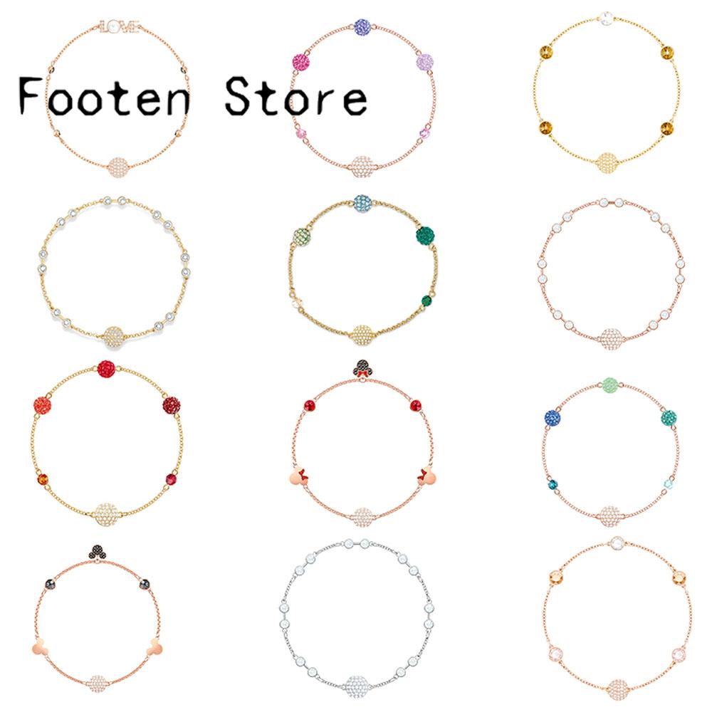 

Bangle SWA Fashion Lady Jewelry Bracelet Crystal Variety Charm Bracelet Banquet Jewelry Gift Christmas Jewelry Charm Bracelet For Women