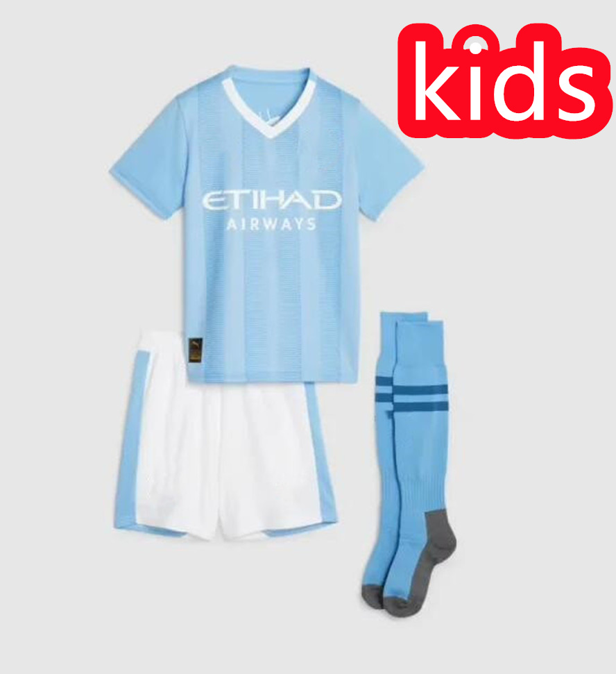 

23 24 kids kit socks HAALAND ManCNEstER Soccer Jerseys GREALISH City DE BRUYNE FODEN SPECIALPl 2023 24 MANS CITIES MAHREZ G.JESUS football shirts uniform