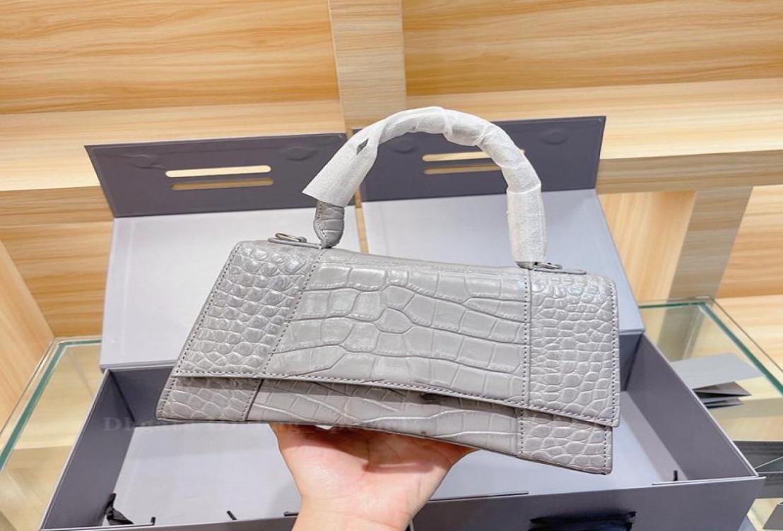 

2022New Crocodile Leather Handbag Womens Luxury Wallets Designer Single Shoulder Bag Balck Femous Fashion Crossbody Bag Alligator 3193748, Red