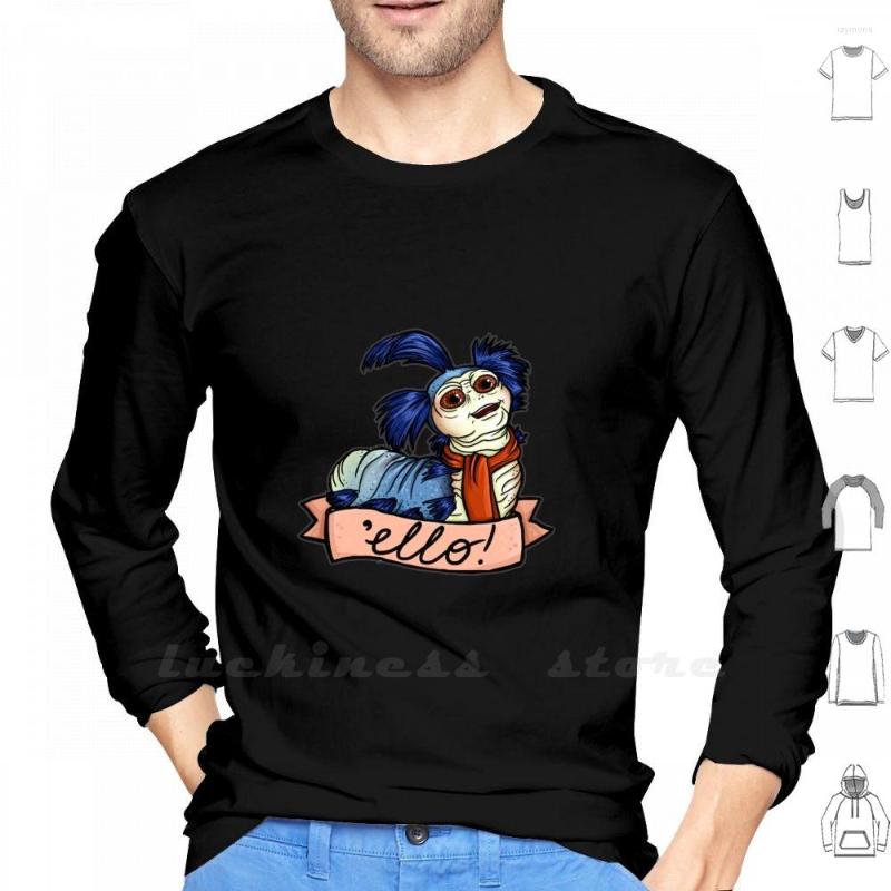 

Men's Hoodies Ello-Labyrinth Worm Long Sleeve Labyrinth Movie Ello Jim Henson Magic, Teenlongsleeve-gray