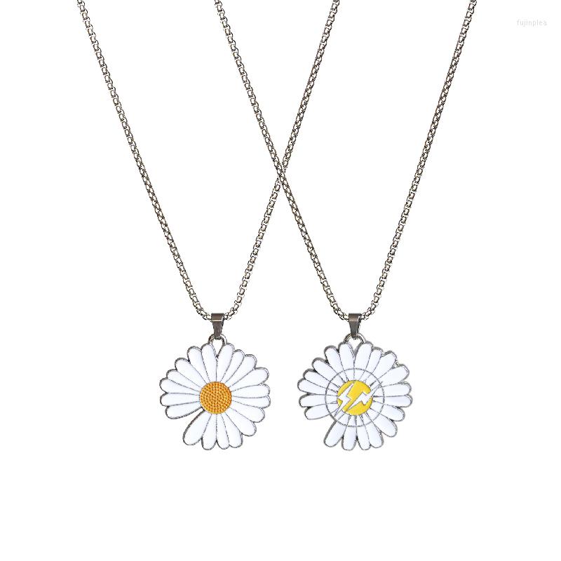 

Chains 2023 GD Same Little Daisy Necklace Street Hip Hop Rap Personalized Pendant Decoration
