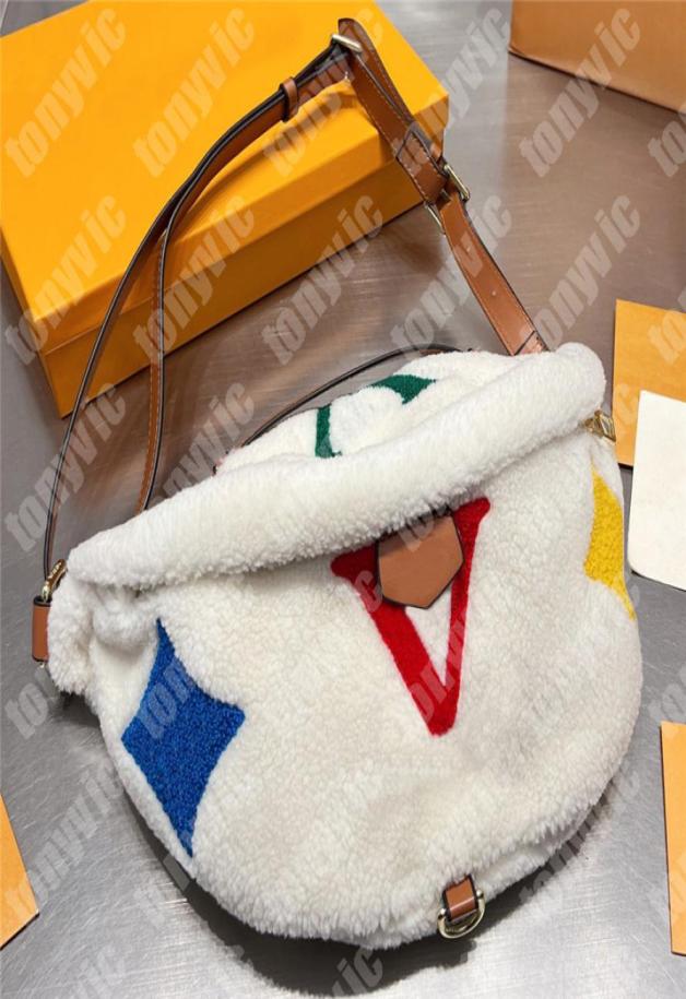 

Teddy Womens Designer Waist Bag Fashion Mens Crossbody Chestpack Fuzzy Wool Shoulder Bags Fluffy Bumbag Luxury Designers Fanny Pac6684864, Sky blue