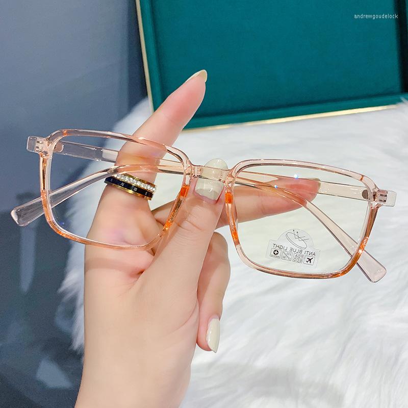 

Sunglasses Women's Blue Light Blocking Eyeglasses Clear Lens Square Frame Eyewear Reading Glasses Gafas De Lectura Mujer