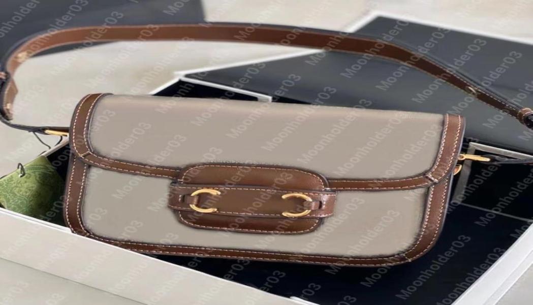 

Saddle sac de luxe Tasche designer bag purse luxury 1955 pouch moonholder03 horsebit bags Shoulder Bag bolsos Handbags Women Genui8099245, Brown
