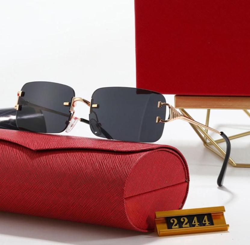 

Fashion Man Womens Sunglasses Ultralight borderless rectangular lens gradient Sun glasses UV400 7 Color Excellent Quality de sol 9470216