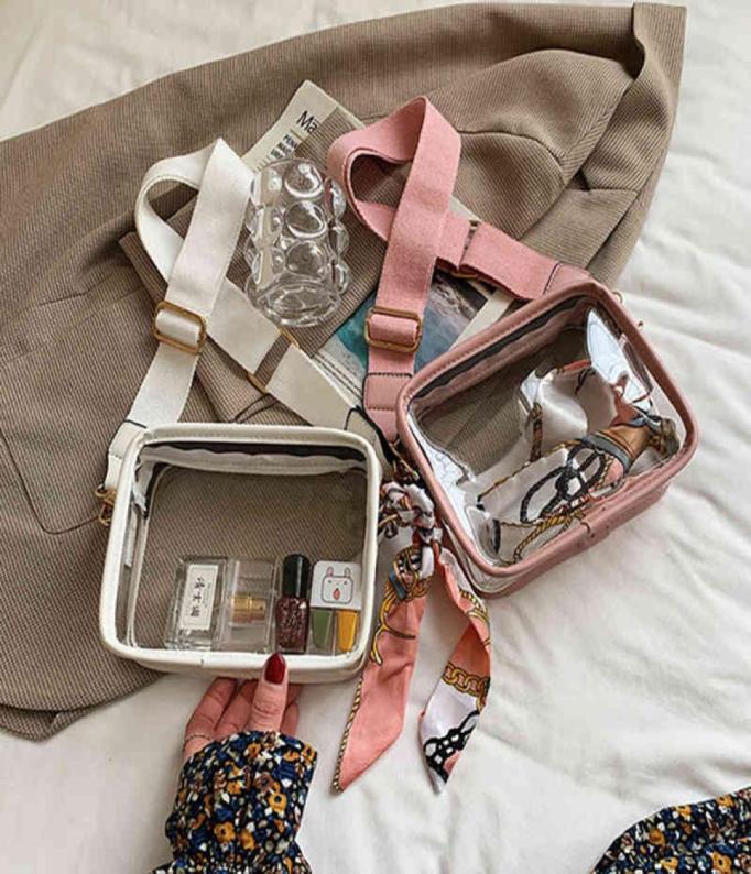 

Clear Crossbody Bags Stadium Approved Transparent Shoulder Handbag Phone Purse Shoulder Handbags for Traveling 2206084185005, Pink