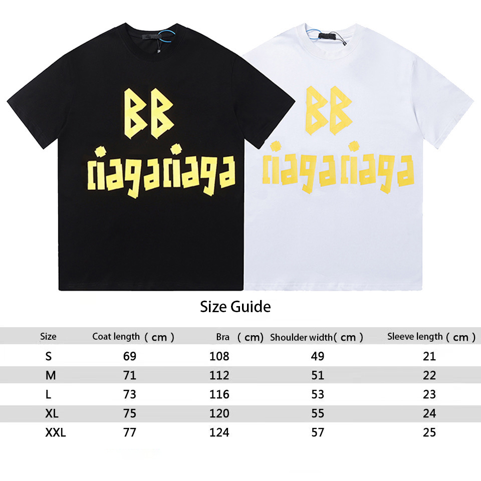 

23SS men's black and white T-shirt designer T-shirt luxury fashion casual classic letters short-sleeved cotton fashion designer, 01