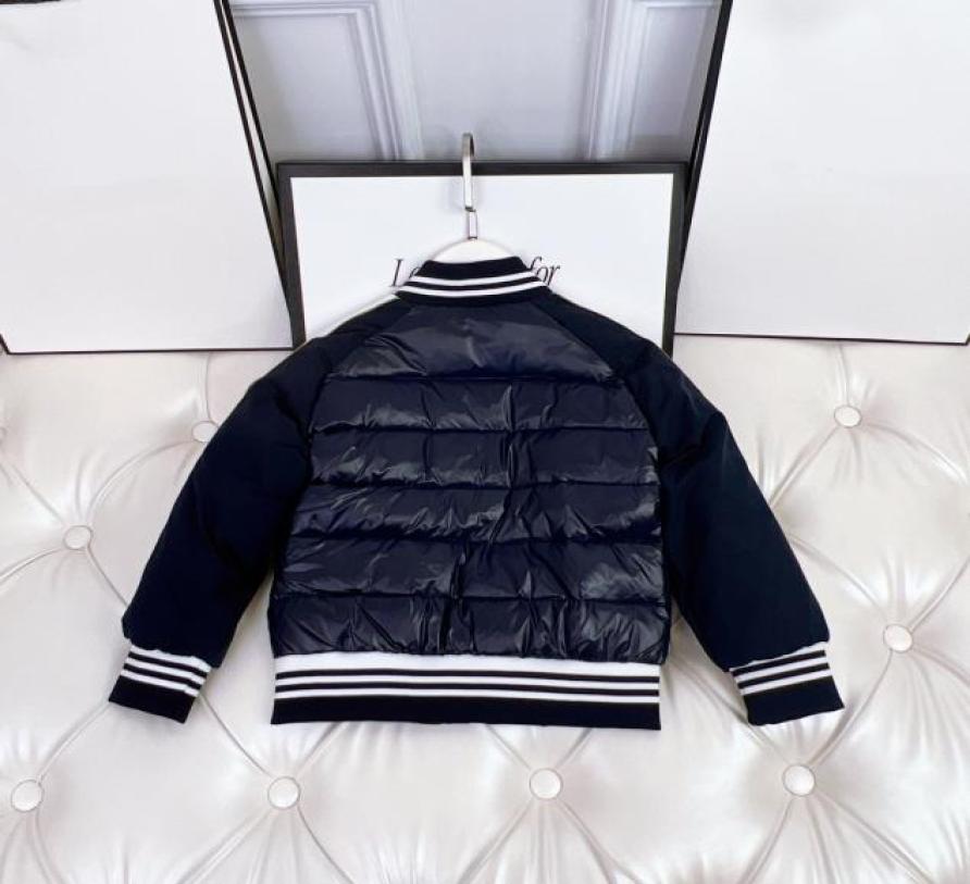 

girl boys coats baby kids clothes kid designer coat clothe down parka New style With letter Baseball uniform design warm highend 4552152, Black