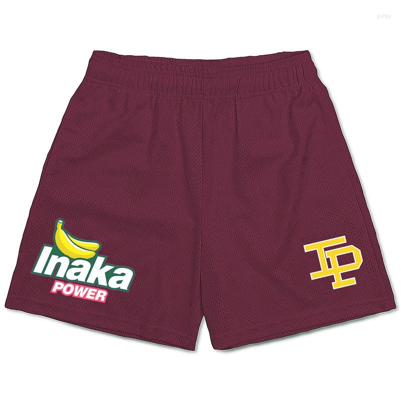 

Men's Shorts Inaka Power Unisex Gym Basketball Sports For Men's Women's Fitness Fashion Casual Summer Quick-Drying Beach, 35-13