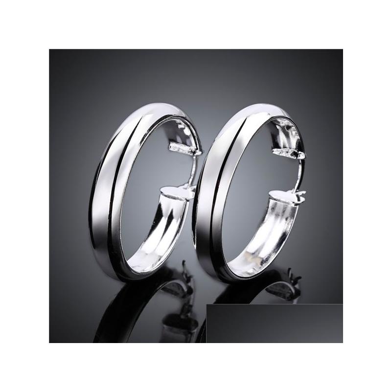 

Hoop Huggie Womens Sterling Sier Plated Glossy Ring Earrings Hie Gsse595 Fashion 925 Plate Earring Gift Drop Delivery Jewelry Dh4S5