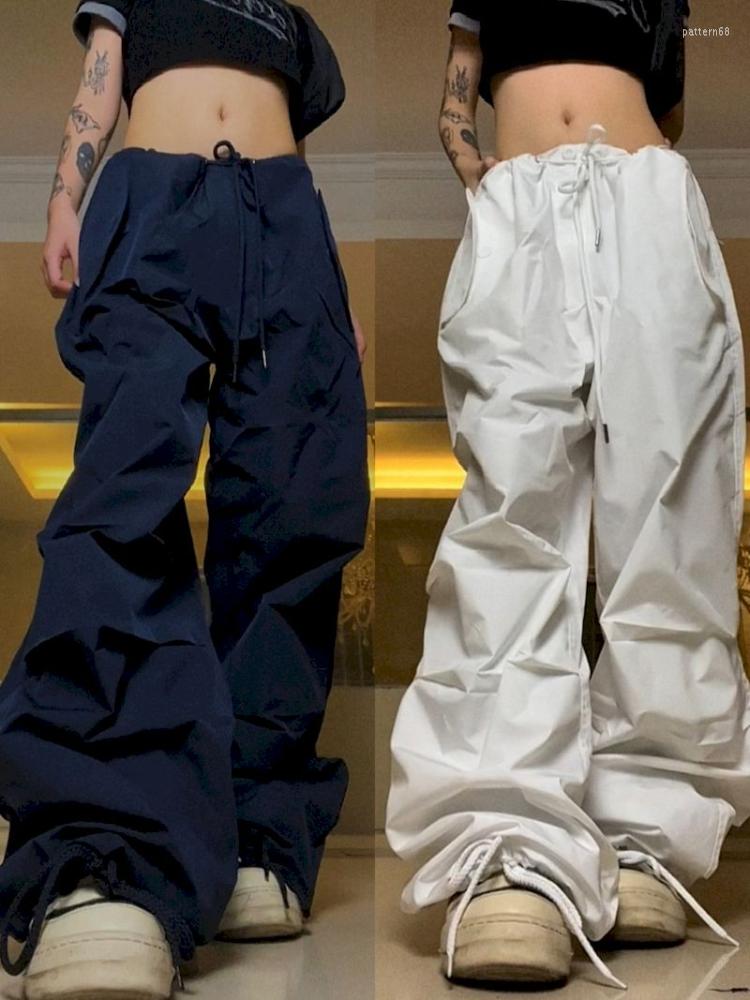 

Men's Pants Foufurieux Casual Womens Joggers Sweatpants Elastic Low Waist Hippie Baggy Trousers Street Style Straight Cargo Men, Black