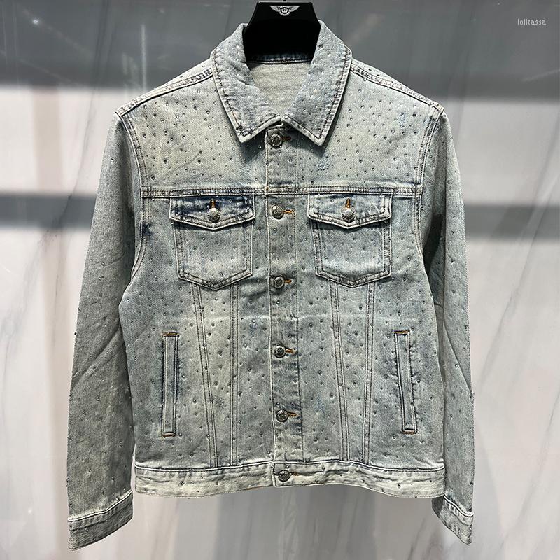 

Men's Jackets X01192 Fashion Men's Coats & 2023 Runway Luxury European Design Party Style Clothing, Picture shown