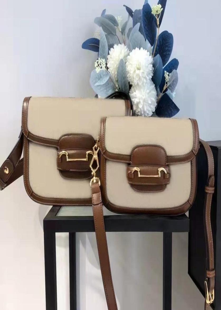 

Saddle Luxury bag Designer handbags fashion flap leather classic shoulder bags chain purse lady purses women crossbody messenger D8689047, Brown