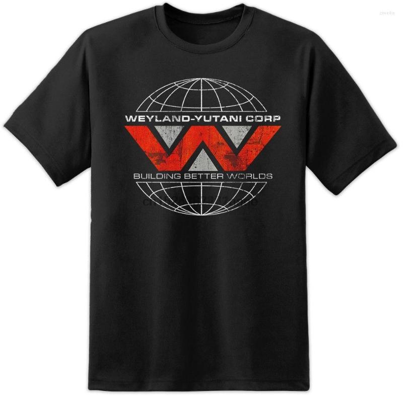 

Men' T Shirts Aliens Weyland Yutani Corp DIstressed Logo Shirt Nostromo Xenomorph M41A Movie Arrival Men Short Sleeve, Men-darkpurple