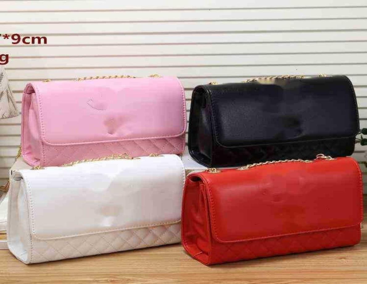 

Evening Bags Brand design woman039s Quilted shoulder Chain bag lambskin handbag vintage messenger bags caviar Leather le boy 23111422, Black