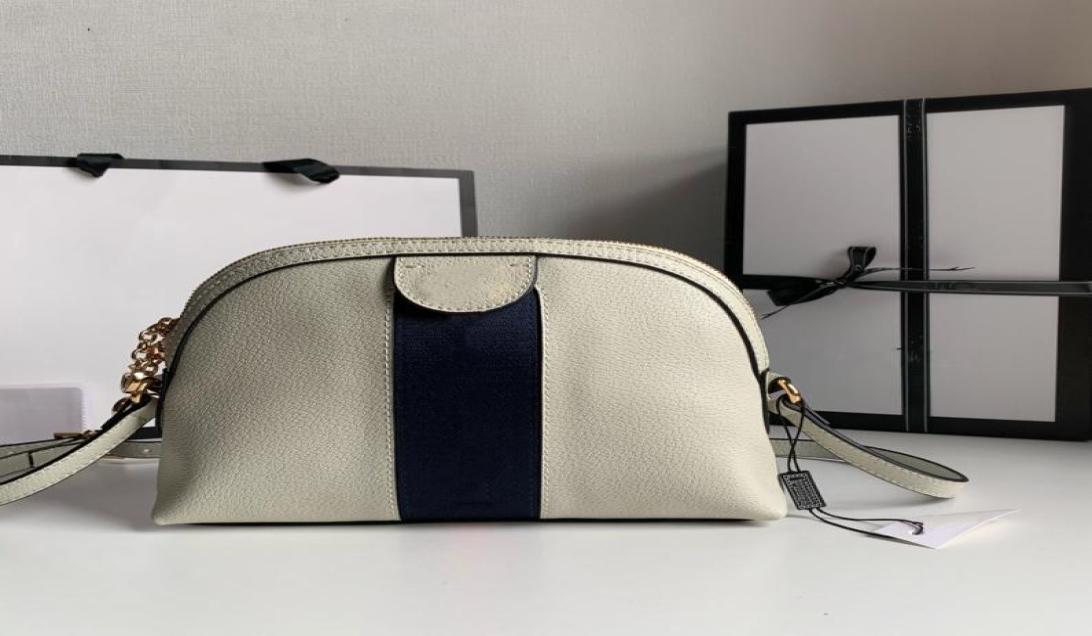 

2021 Fashion brand lady handbag purses high quality crossbody bags letter stitching striped shoulder shell bag8816901, Sky blue