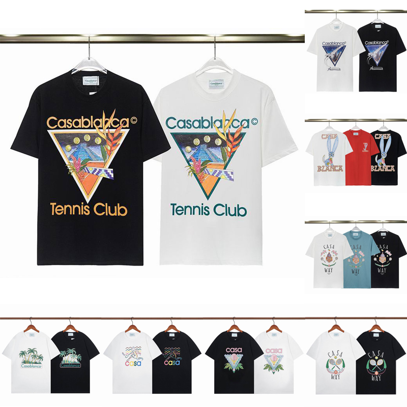 

23ss Mens T shirt Designer Casablancas Shirt Man S Womens Tshirts With Letters Print Short Sleeves Summer casablanc T-Shirts Men Loose Tees S-3XL