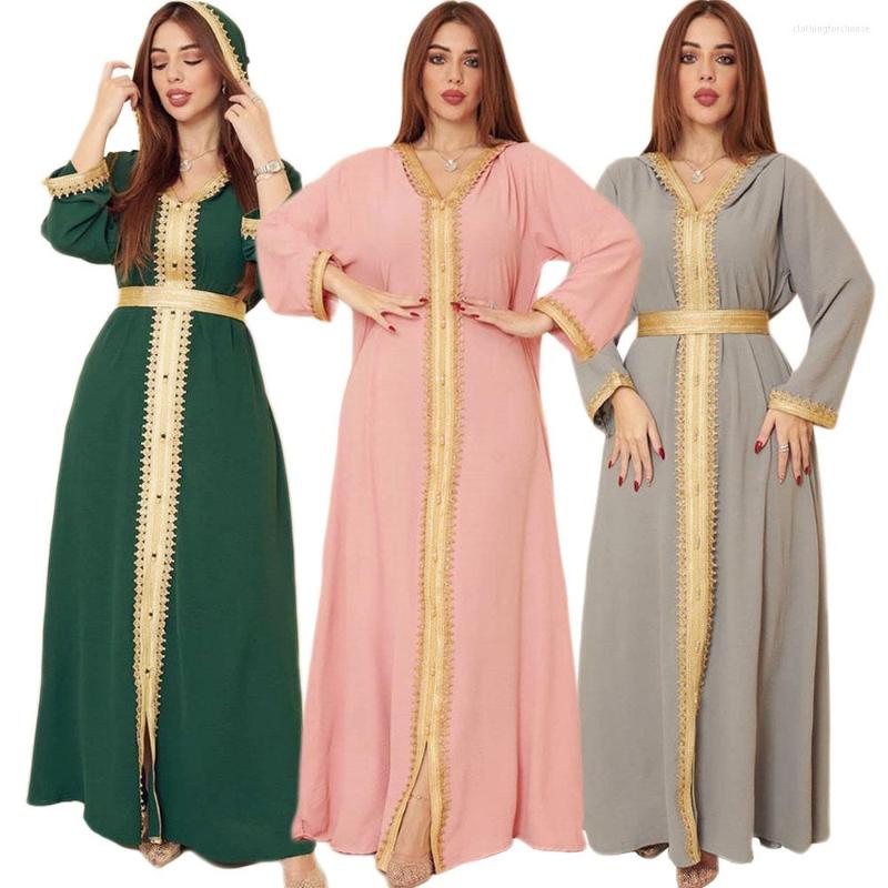 

Ethnic Clothing Abaya Dubai Turkey Muslim Hijab Dress Moroccan Islamic African Long Dresses For Women Robe Jalabiya Caftan Ramadan Eid