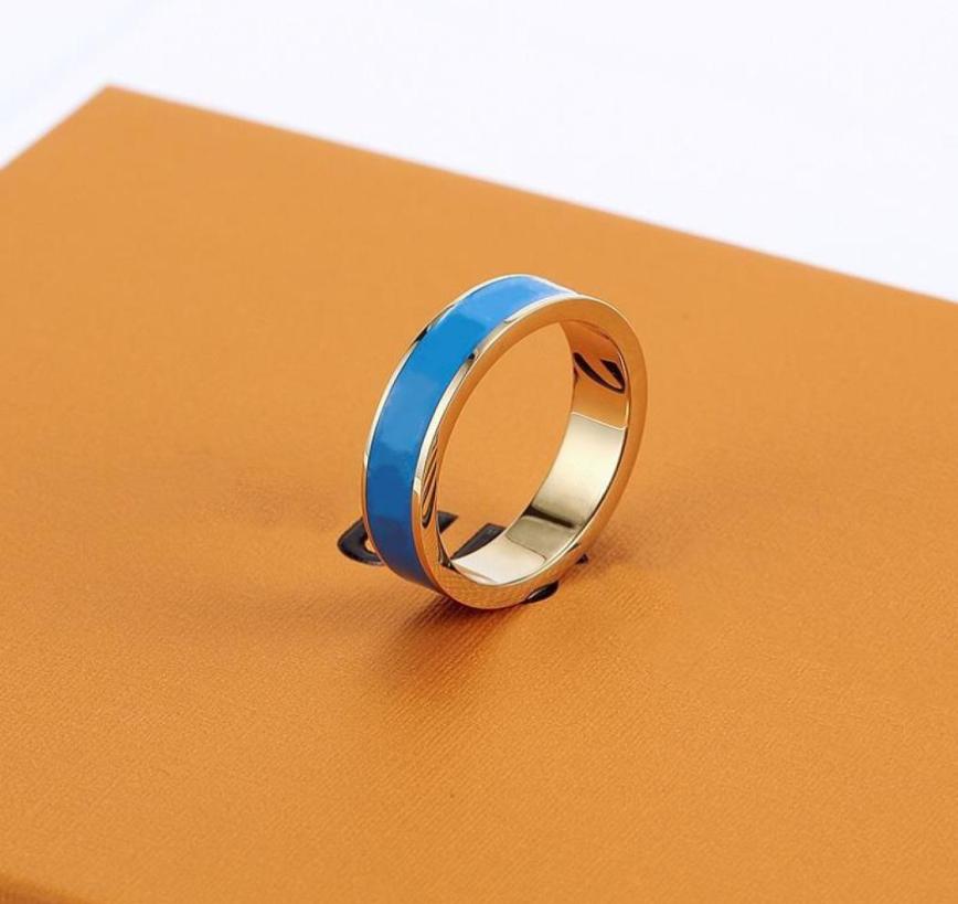 

2022 New high quality designer titanium steel band rings fashion jewelry men039s simple modern ring ladies gift5899449