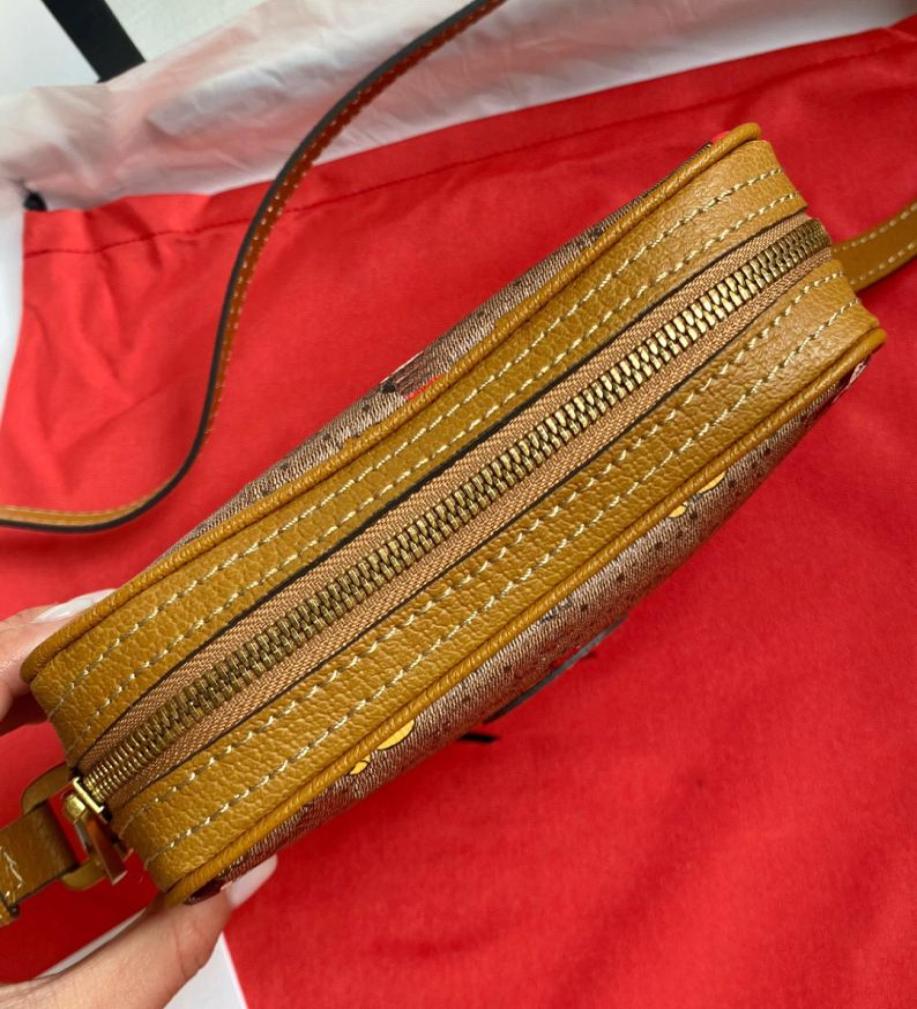 

2021 new Mouse high qulity Macaroon bags classic womens handbags ladies composite tote Marmont leather clutch shoulder bag female 7046517, Brown