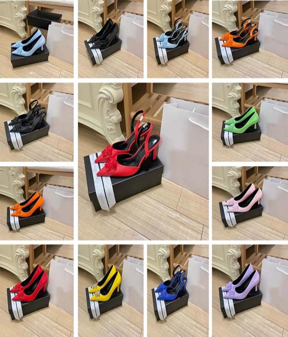 

Classic Ladies Dress Shoes Heels Sandals Fashion Beach Platform Dresses Letters Leather High Heels Sandal Boxes5784061, Black