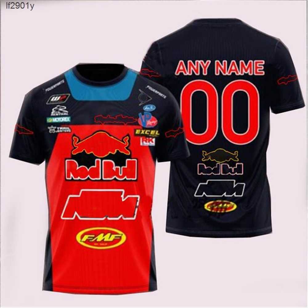 

2023 F1 racing T-shirt summer team short sleeve jersey same style custom N1ZP