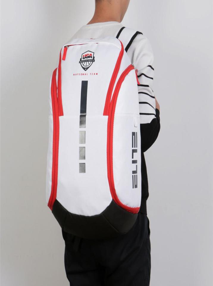 

Men039s Business Big Capacity Multifunctional Backpack for Men White Outdoor Sports Basketball Fashion Women knapsack Male Trav7956399, Black