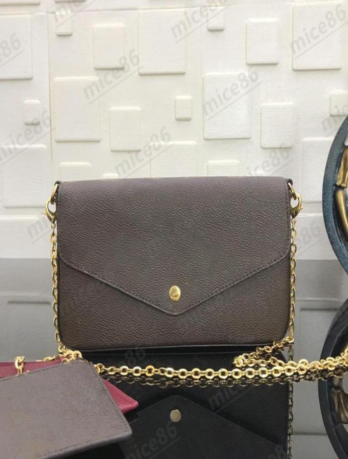 

luxury designer shoulder bag Genuine leather presbyopia quality women original Fashion Tote Crossbody bags handbag 3 POCHETTE7873210, Black