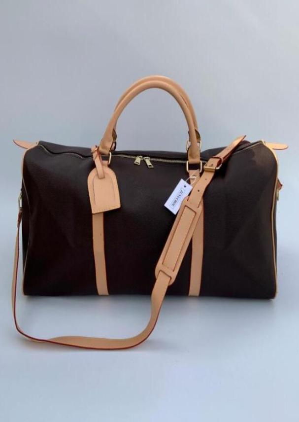 

Duffel Bags SIZE 60CM black brown PVC flower holiday fashion Men Women travel bag luggage Designer handbags large capacity sport o4919268, Clear