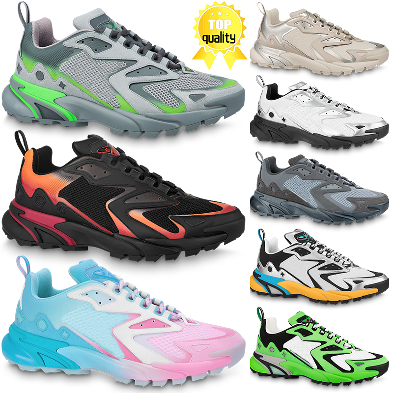 

Runner Tatic Running Shoes Luxury Designer Sneakers for Mens Fashion Breathable Mesh Look Casual Shoes Green Blue Design Sneaker Black White Size 40-45, Colour# 1