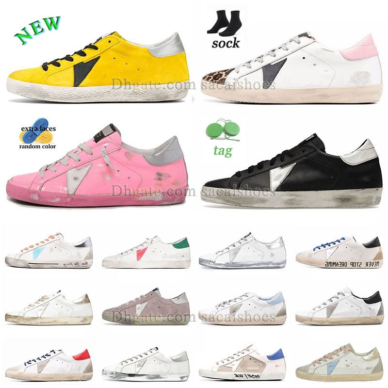 

lowtop flat running shoes 2023 new arrival dupe hi stars do-old gold black pink nylon white leathe loafer trainers men women dirt sneakers low, Gs27
