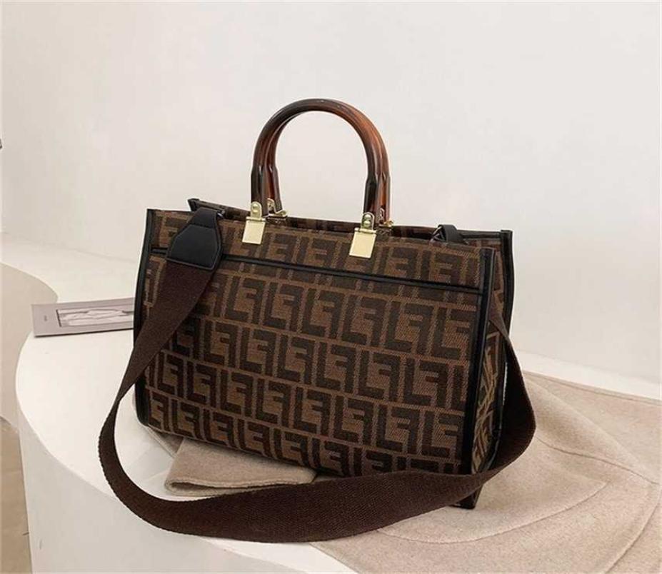 

Designer Bag new women039s handheld crossbar TOTE BAG canvas shopping bag Handbags Outlet2440098, Beige