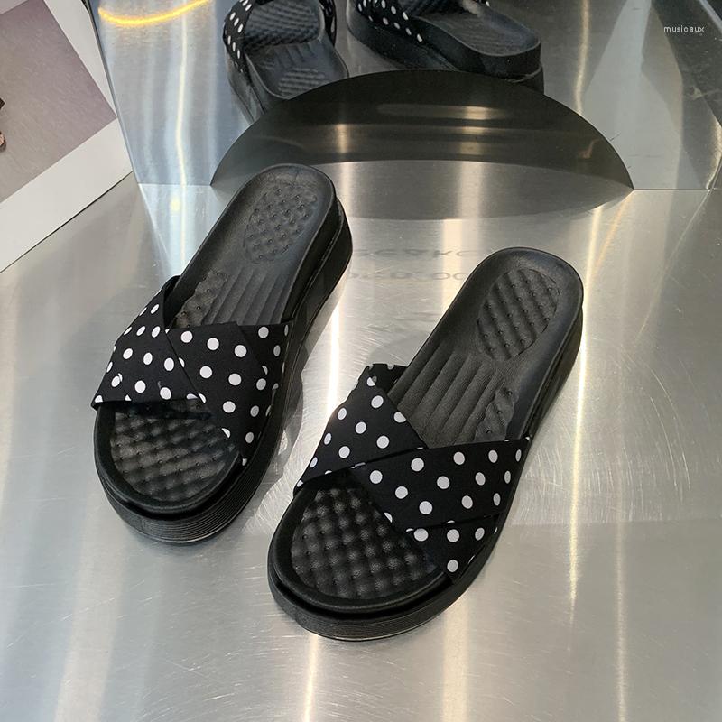 

Slippers Shoes For Women 2023 Fashion Basic Women's Summer Breathable Outdoor Casual Round Toe Ladies Platform, Beige