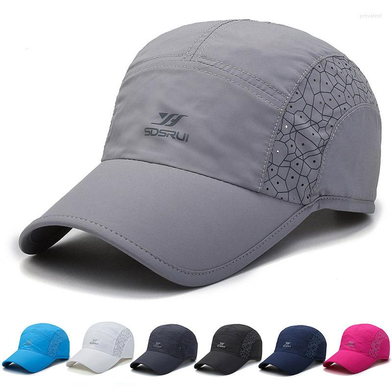 

Ball Caps Lightweight Breathable Baseball Cap Quick Drying Sports Unisex Strapback Hat Mesh Trucker, White