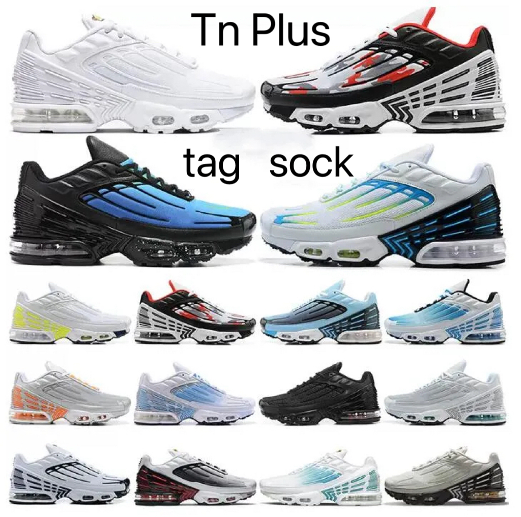 

men women running shoes tn plus 3 Terrascape Triple Black white Unity Atlanta Hyper Sky Blue Fury Jade Mint Green outdoor sports sneakers