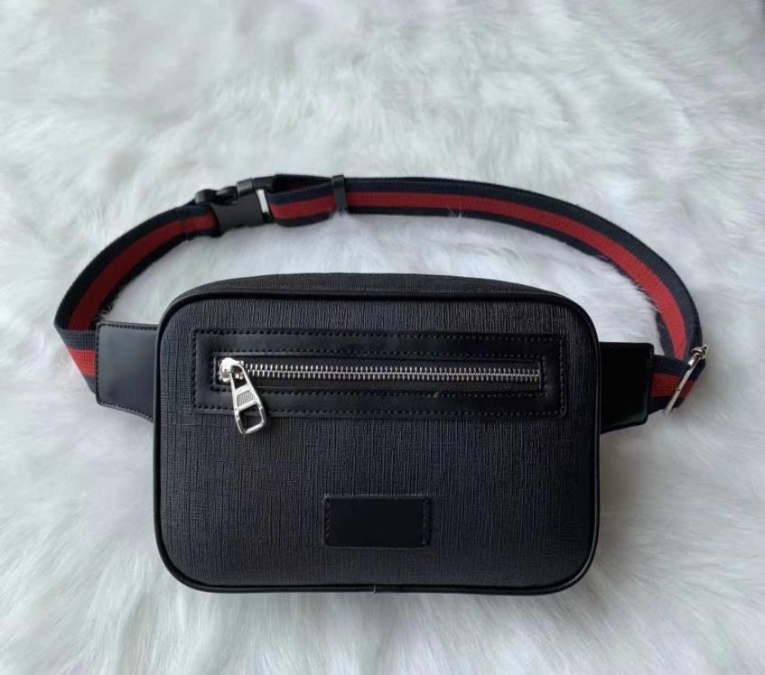 

Mens women bags Unisex Men Women leather Sport Fanny Pack Belly Waist Bum Bag Belt Jogging Pouch Back grid 8886327251, Multi