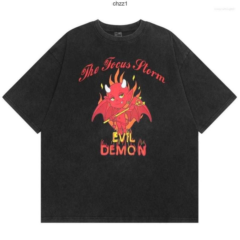 

Men's t Shirts Harajuku Y2k Oversized Flame Devil Print T-shirt Short Sleeve Streetwear Hip Hop O-neck Goth Casual Tops Tee Men Vintagegdlegdlegdle, Black