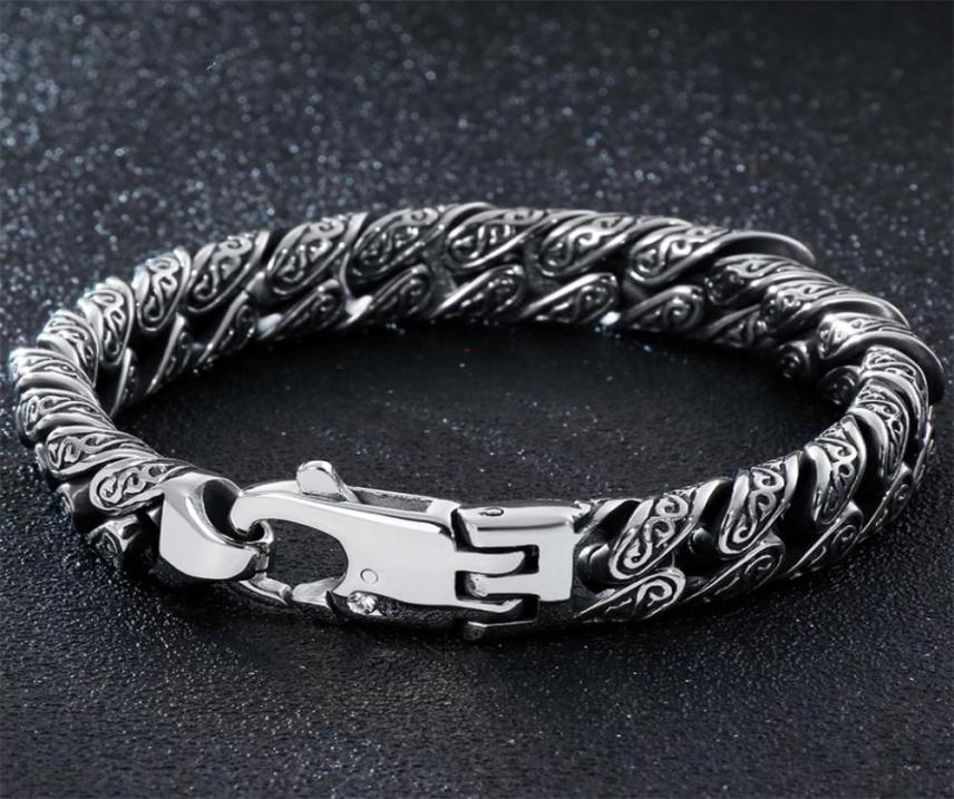 

Massive Heavy Stainless Steel Bracelet For Men Mens Link Chain Bracelets Metal Bangles Armband Hand Jewelry Gifts Boyfriend 2202226797089
