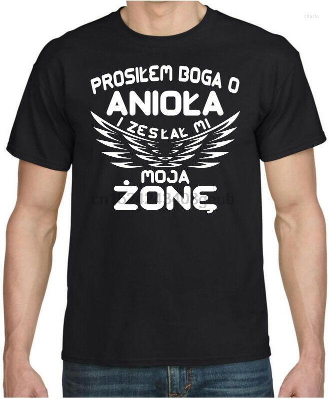 

Men' T Shirts PROSILEM BOGA O ANIOLA Meska Koszulka Polska Super Koszulki Polski Polish Tshirt, Men-darkpurple