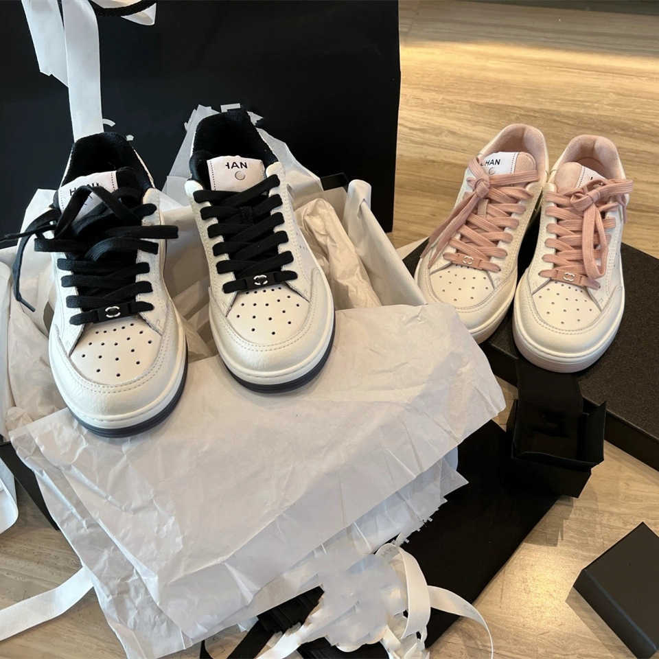 

Xiaoxiangjia panda shoes Xiaobai shoes 2022 spring and summer new pure original thick bottom series girlfriends couple Xiaobai shoes, Pink