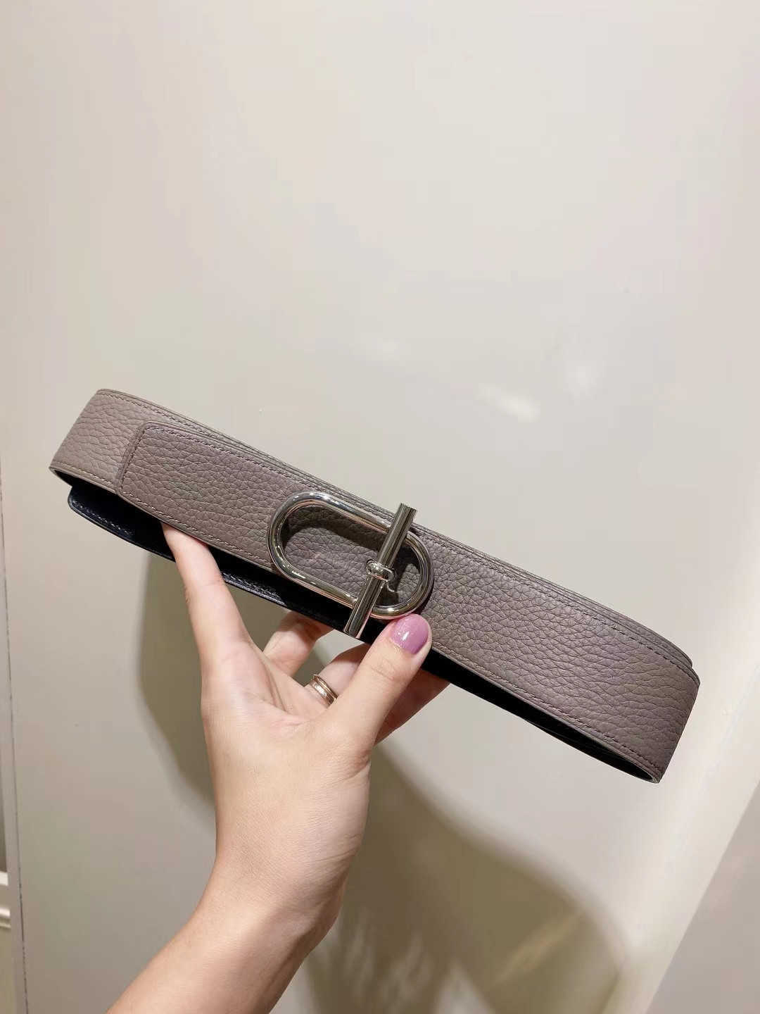 

Designer Men's Belt Love Horse Classic Gold Buckle Silver H Home Double sided Genuine Leather Casual Fashion Versatile Simple