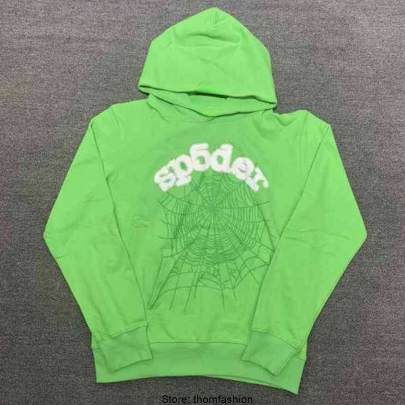 

2023 Red Sp5der 555 designer hoodie Men Women High Quality Angel Number Puff Pastry Printing Graphic Spider Web Sweatshirts s, 15