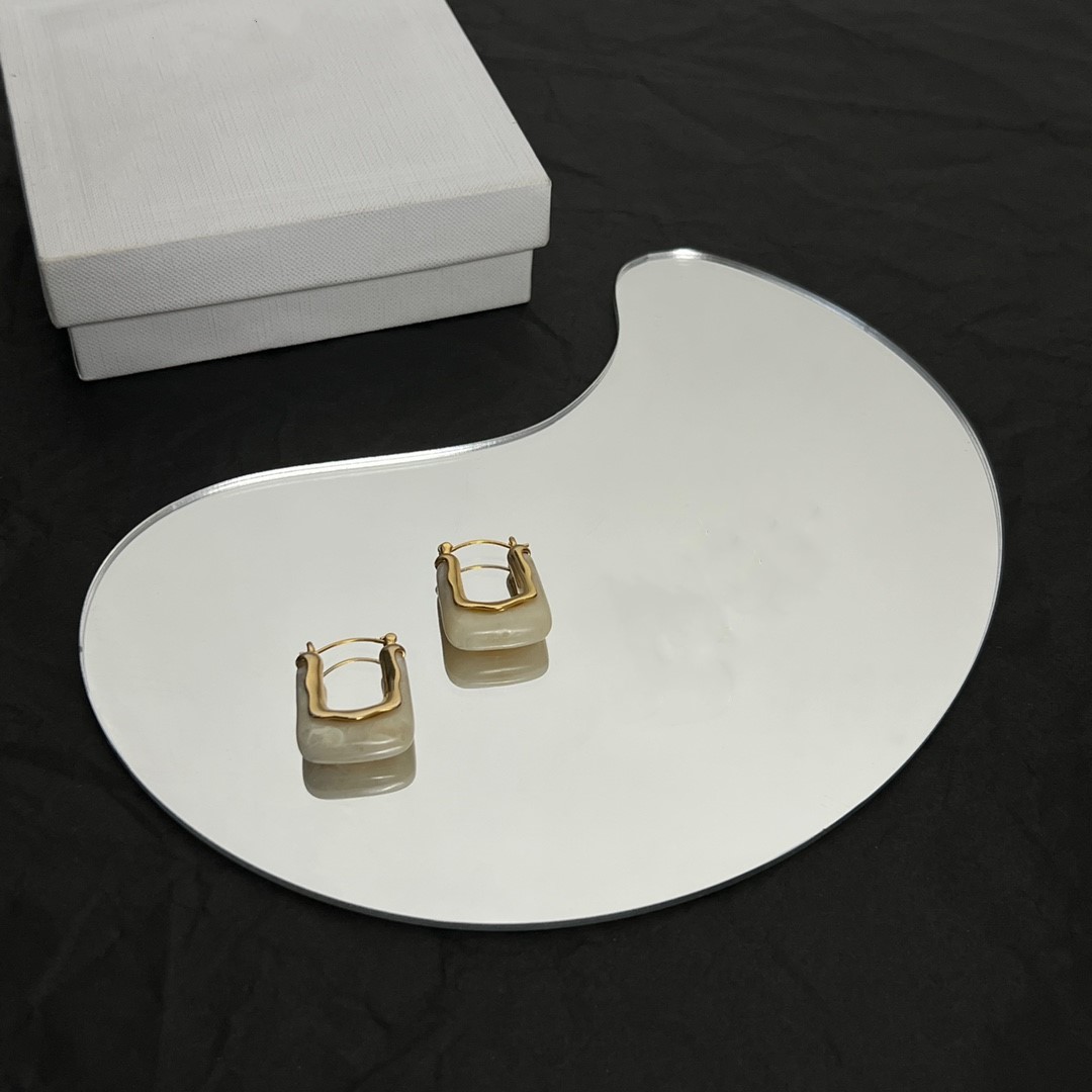 

C-Shaped Earrings Stud Female Niche Design Celinity High-Quality Texture Needle Retro Temperament Jewelry Gift AC2i