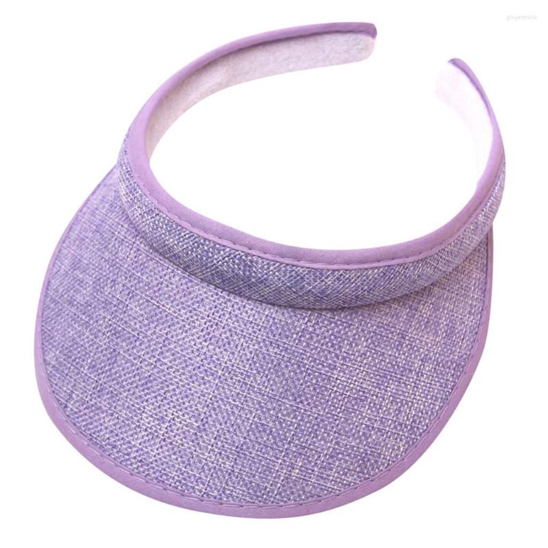 

Wide Brim Hats Spring Summer Breathable Straw Sun Topless Empty Visor Cap Hat Ladies Adjustable Nature Beach Trip, Pk