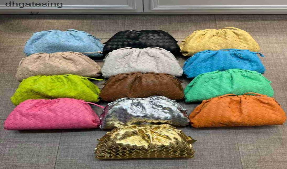 

Cassettes Bottegas 2023 Pouch Pleated Venetas Bag Small Designer Bags Cloud Leather Handbag One Shoulder Crossbody Dumpling Buckle4754109, Red