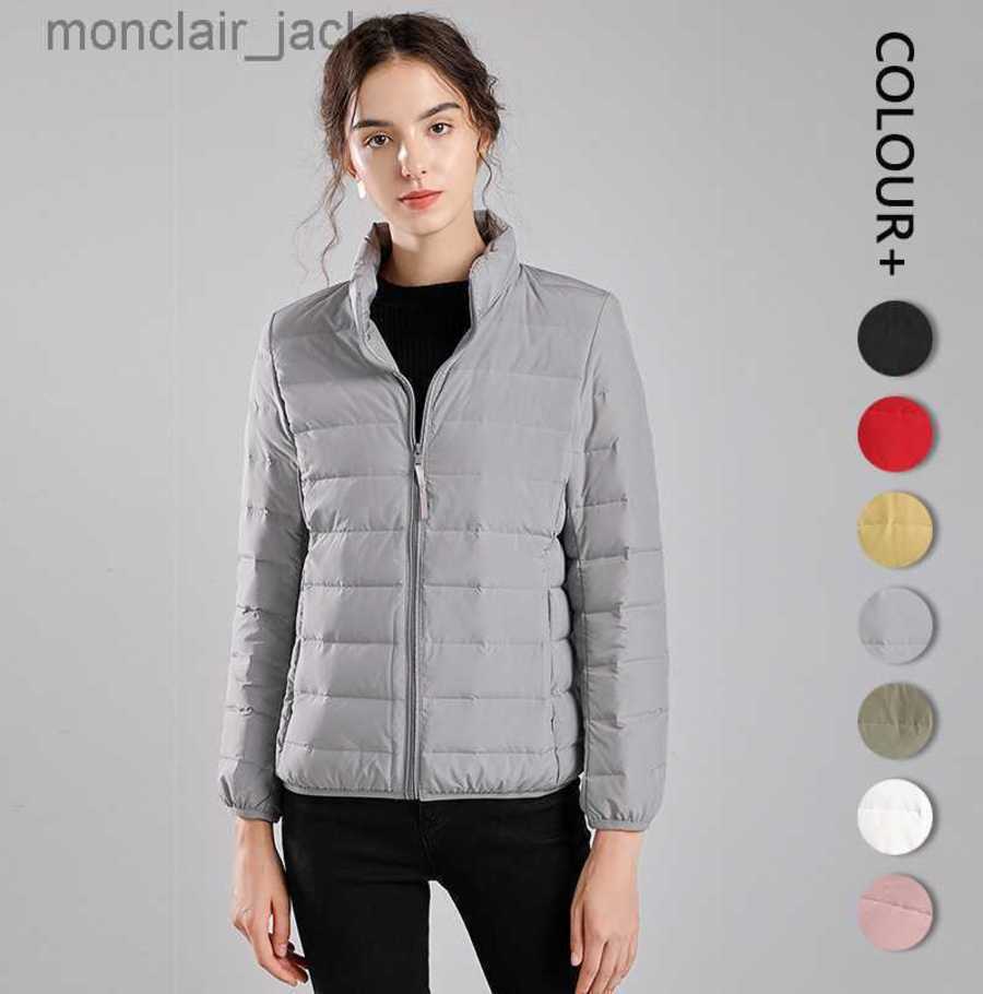 

2023 Lulu New Autumn and Winter Women' Yoga Down Jacket Fitness Sports Warm Down Collar Down Jacket, Black