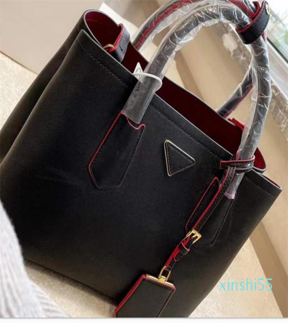 

Double Designer Bags Women Handbags Purses Top Quality Shopping Bag Large Capacity Shoulder Totes Classic with Letters 5325233637123, Red