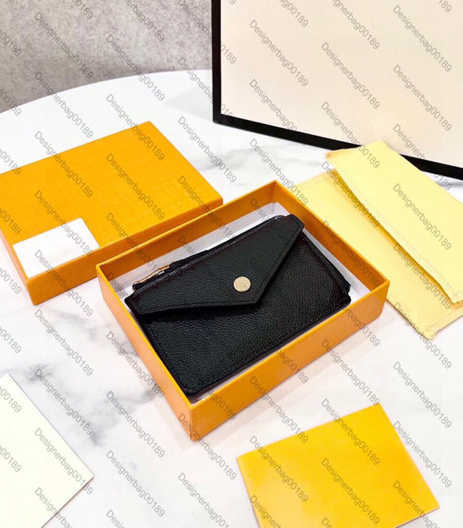 

M69431 Card Holder RECTO VERSO Leather Wallet Mini Zippy Coin Purse Key Pouch Pochette Accessoires With box4982047, Red