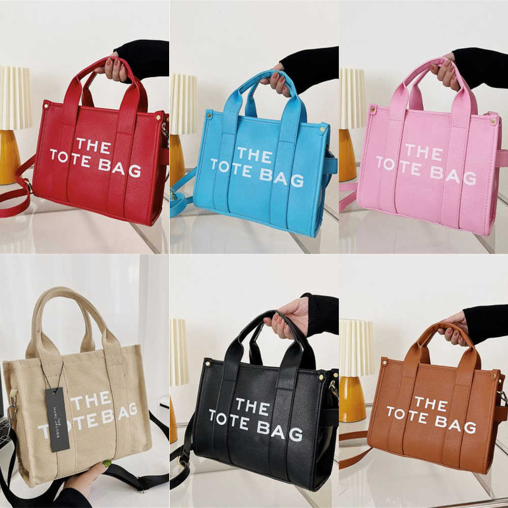 

Marc Designer Famous the Tote Bag Shoulder Lady Large Cross Body Men Cool Practical Casual Square Wallets Capacity Plain Handbags Women Great Coin JacobsY138, Red